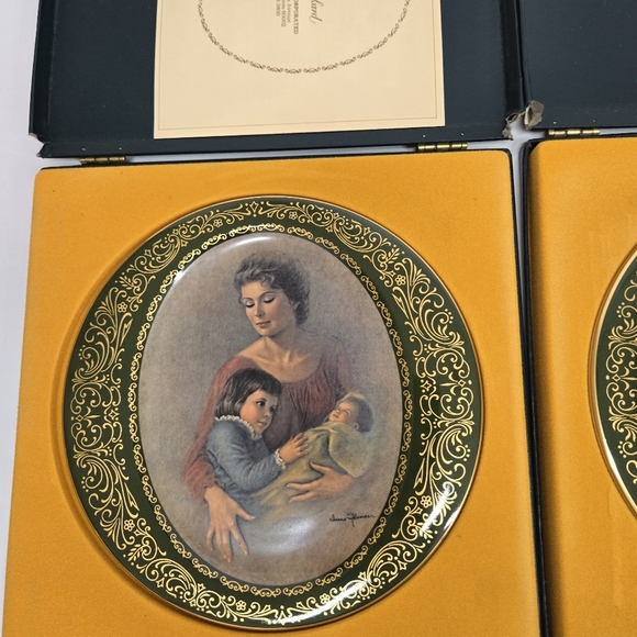 Pickard "Precious Moments" by Irene Spencer Decorative Plates Of 3 Vintage W Box - Picture 3 of 16